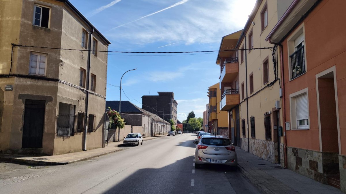 Una calle de Bembibre en una imagen de archivo.