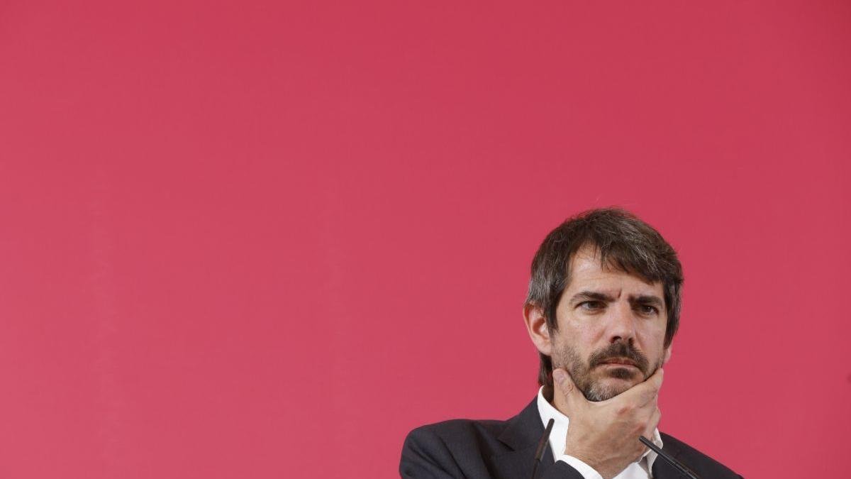 El ministro de Cultura y portavoz de Sumar, Ernest Urtasun, ayer.