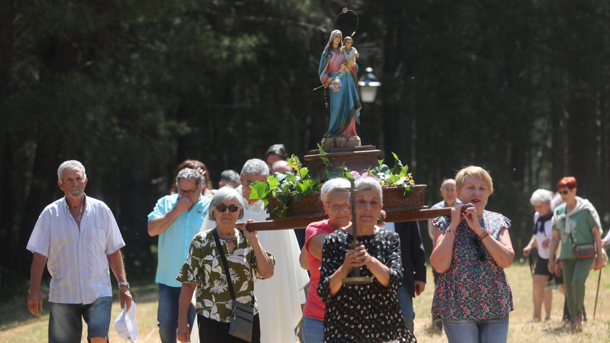 Bárcena del Bierzo celebra el 65 aniversario de las obras de la presa