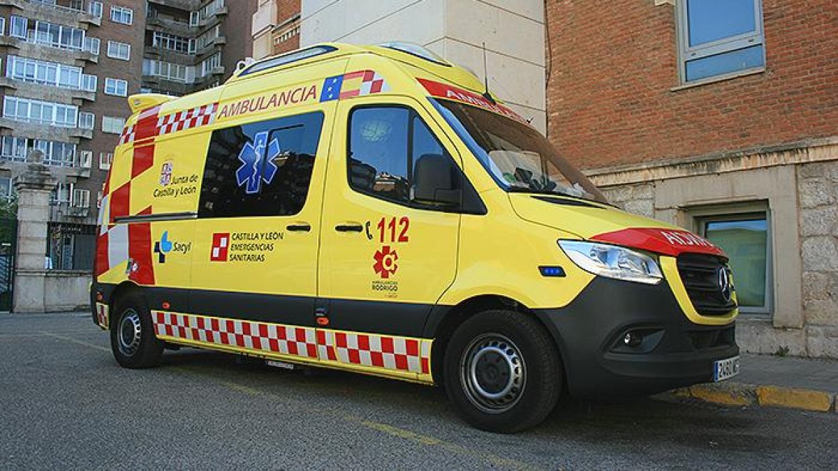 Herido un motorista en una caída en Astorga