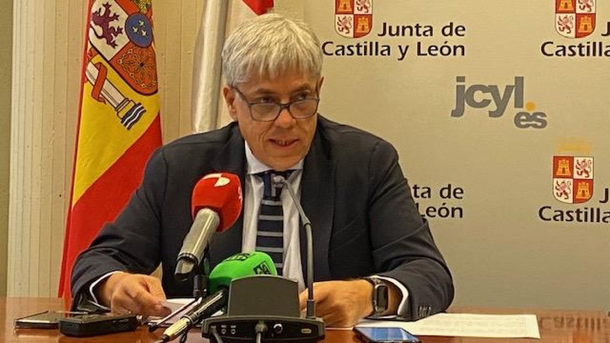 El delegado de la Junta en León, Eduardo Diego.