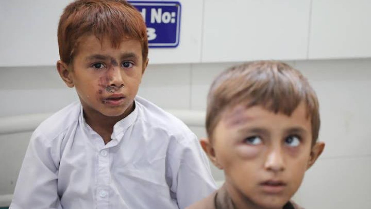 Los niños, como en todas las tragedias humanas, siempre los más vulnerables.