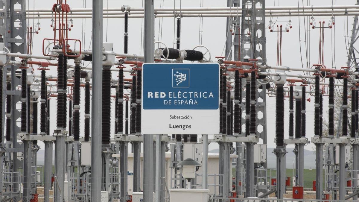 Una subestación de Red Eléctrica.