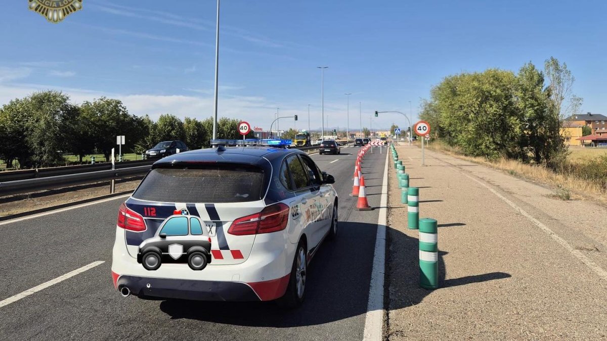 Reventón en la Granja en León.