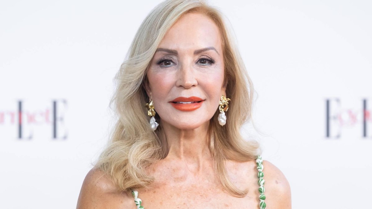 Carmen Lomana, durante un evento de Elle en Madrid.