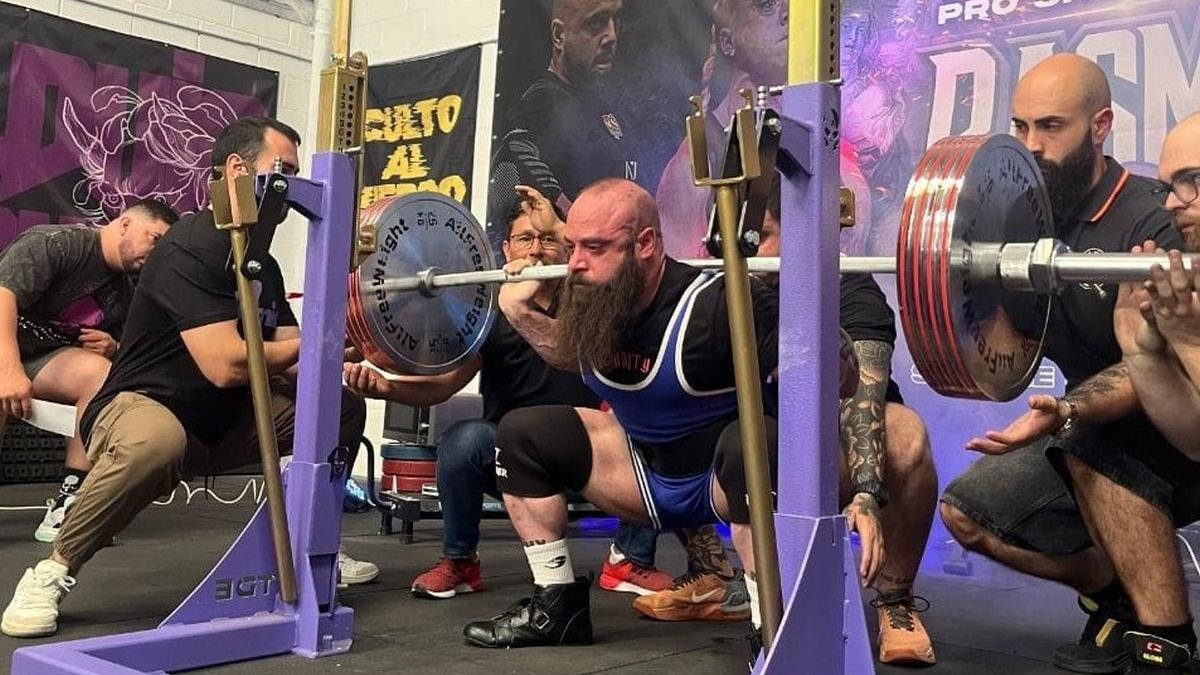 Jaime Colino en plena acción en el Open Internacional de Zaragoza.