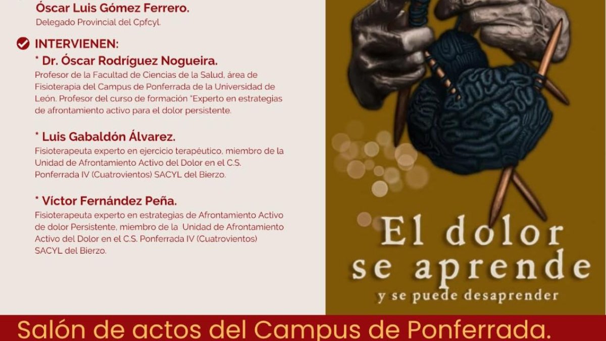 Cartel sobre la proyección del documental.