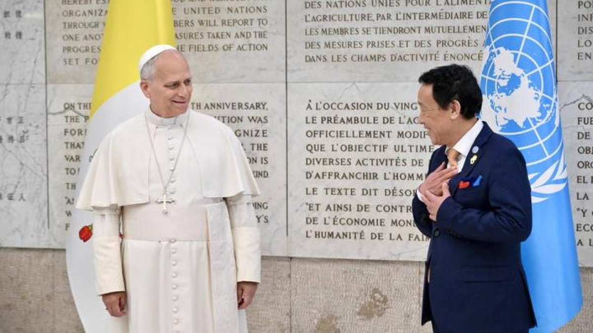 El Papa, en Roma por la FAO