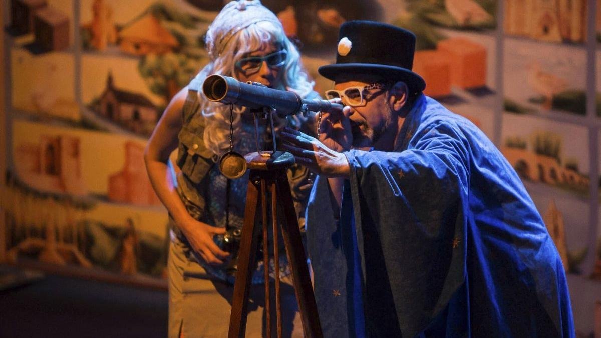 Teatro infantil en el Castillo de los Templarios de Ponferrada.