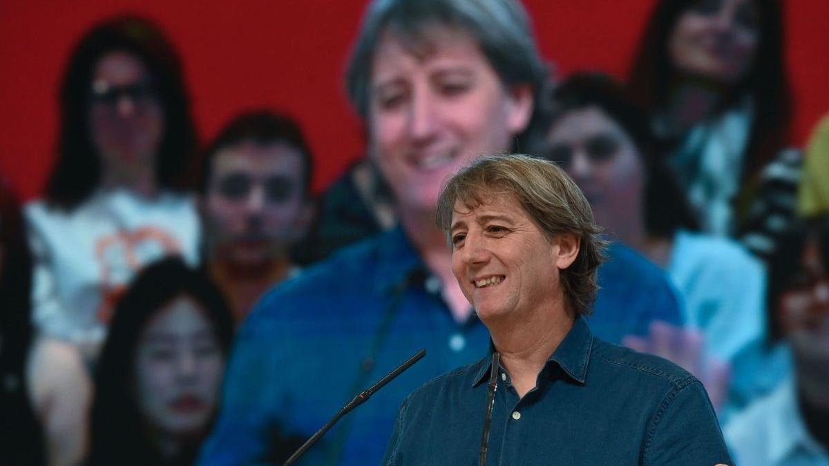 Carlos Martínez participa el pasado domingo en el acto del PSOE en León.