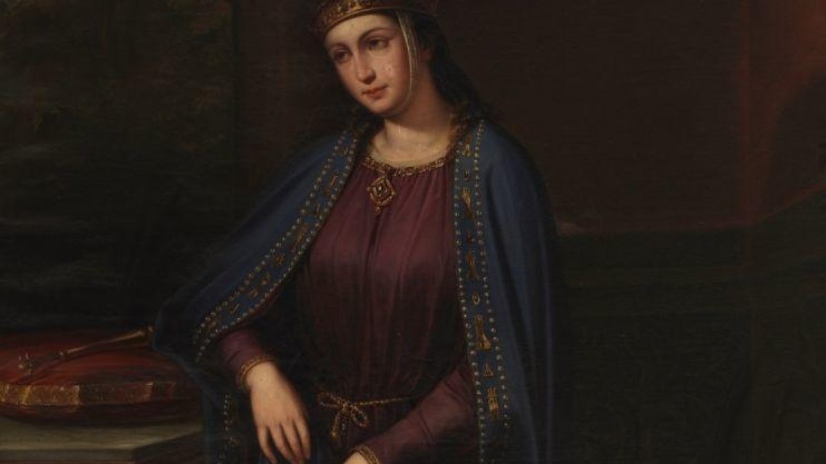 Retrato de Berenguela, de Francisco Prats, en El Prado.