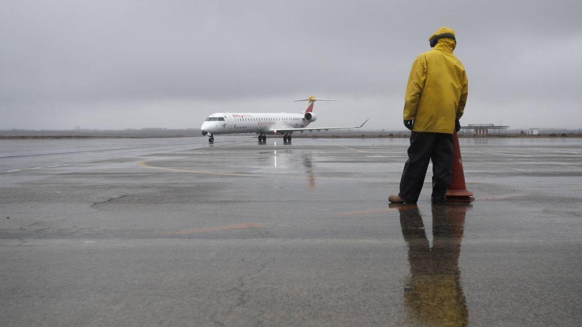 Las condiciones del aeropuerto impidieron un aterrizaje para realizar un trasplante.