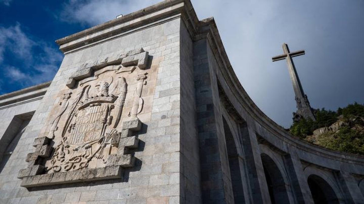 Fotografía tomada el 23 de octubre de 2025, del estado actual del monumento del Valle de los Caídos.