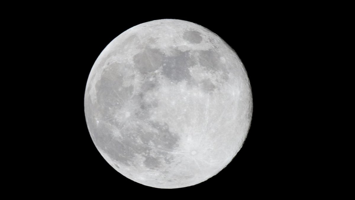 En la imagen de archivo, vista de la luna. .