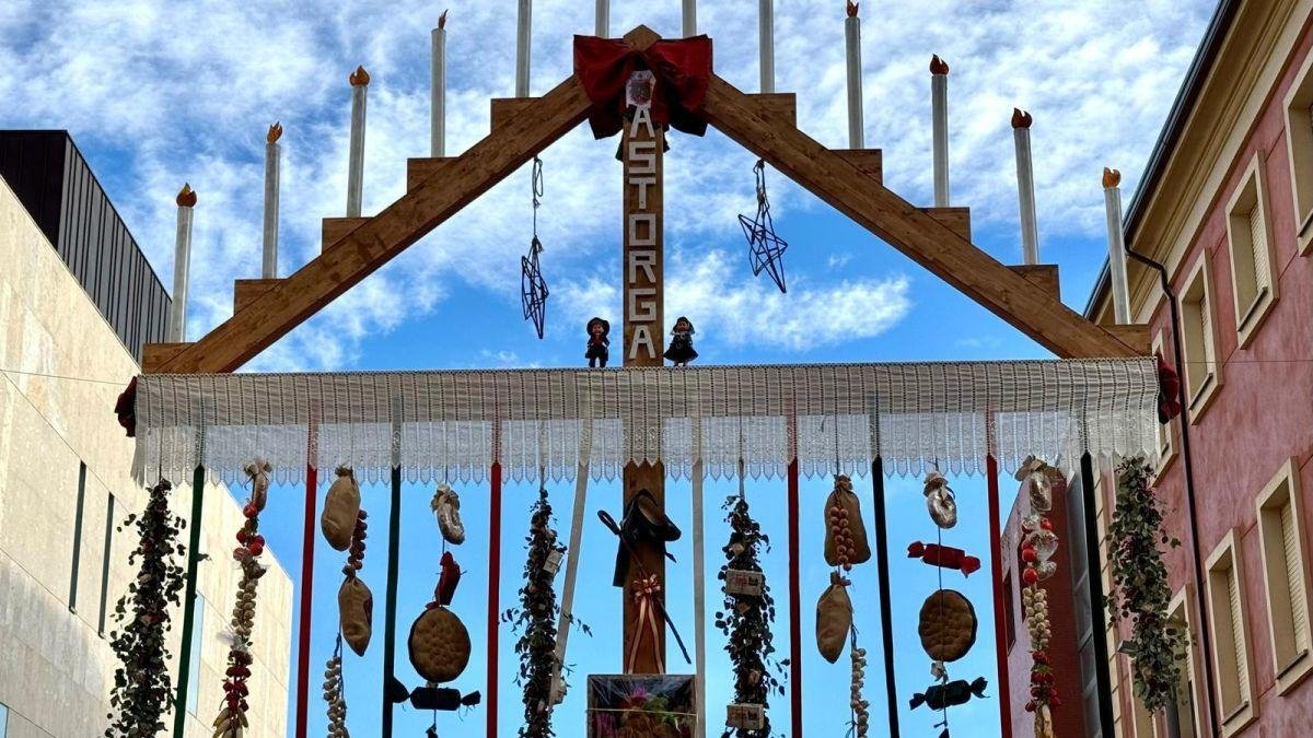 Un ramo leonés tradicional de la Navidad.