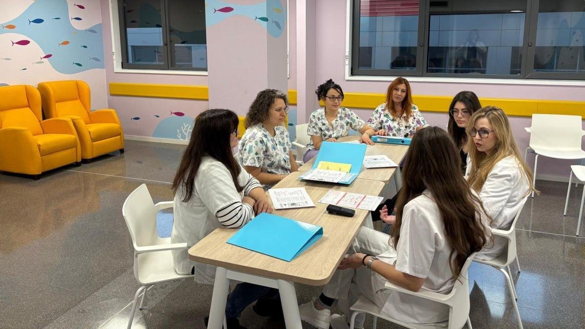 Parte del personal de la Unidad Infanto-Juvenil de psiquiatría.