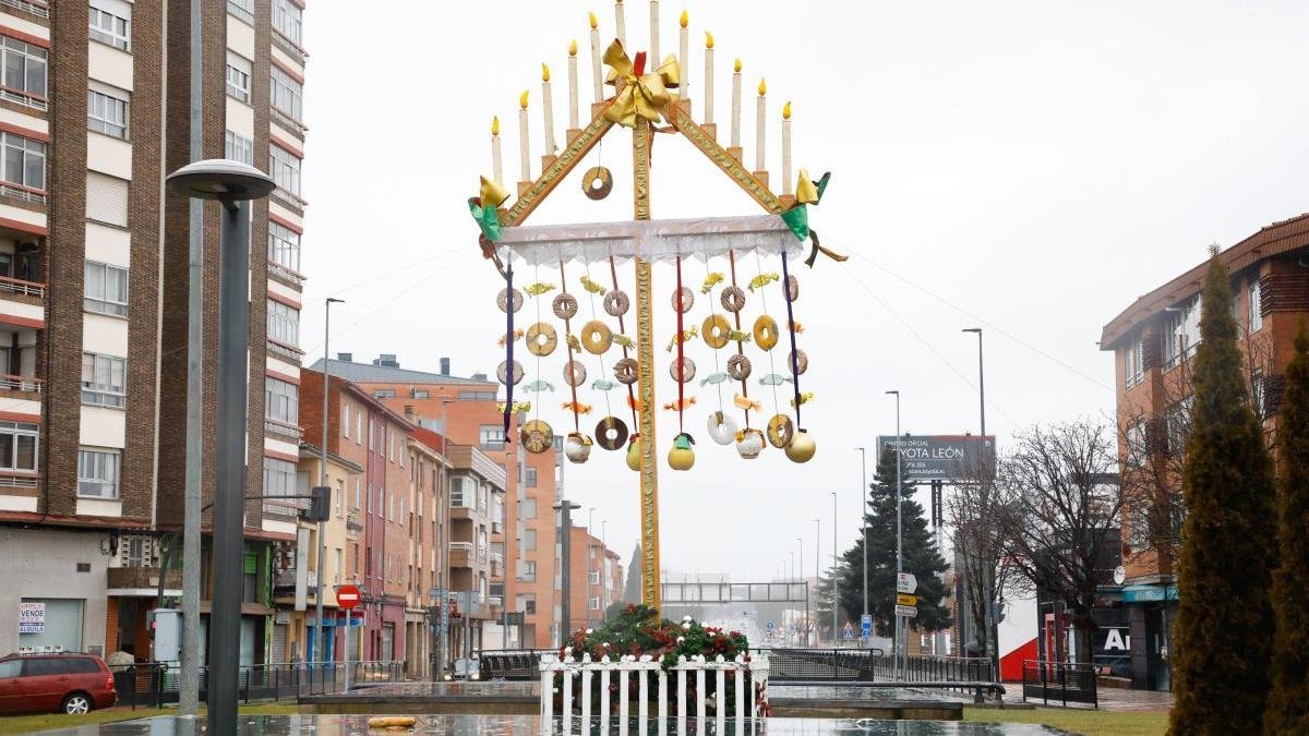 Aspecto del cruce de Michaisa ayer.