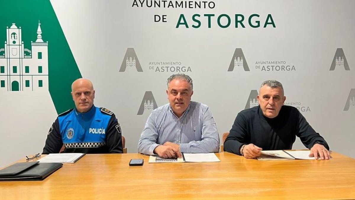 Astorga presentó ayer la memoria de 2025 de la Policía Local.