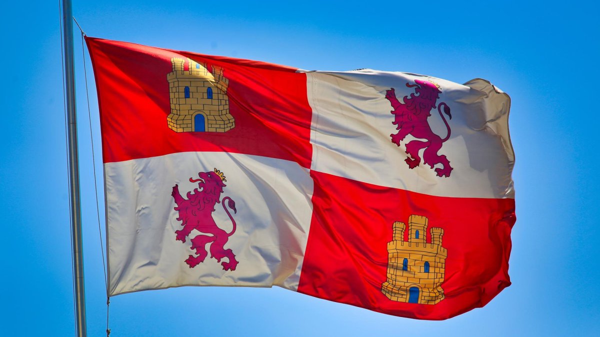 Bandera de Castilla y León.