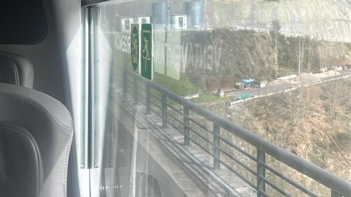 Imagen del tren afectado por la incidencia.