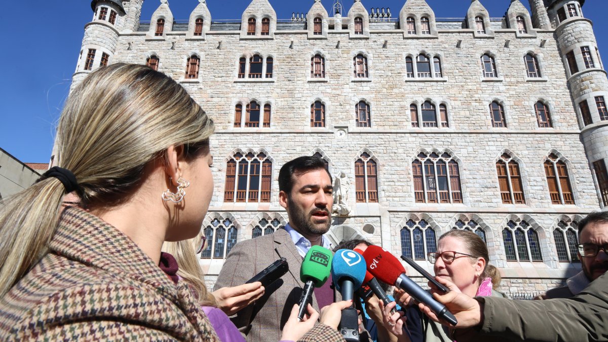 El portavoz del Grupo Municipal del Partido Popular en el Ayuntamiento de León, David Fernández.