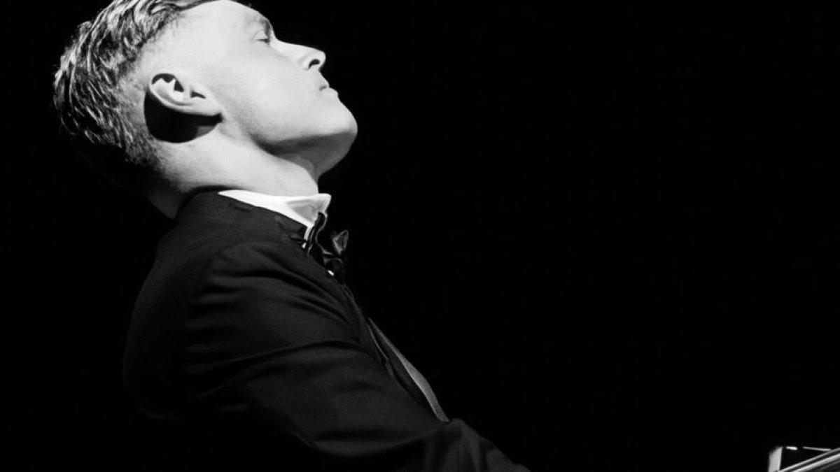 Un momento de una actuación de Juan Rezzuto.