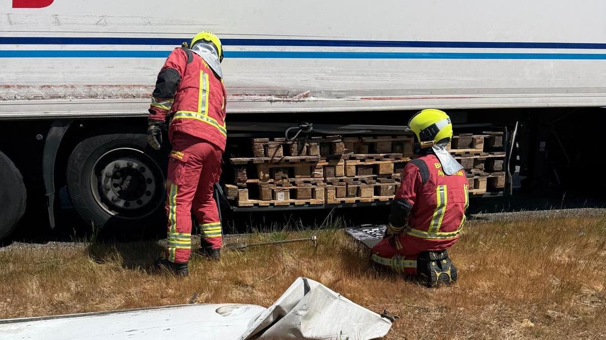Accidente en Santas Martas.