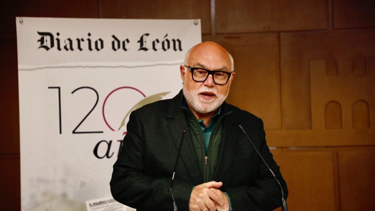 Francisco Rodríguez Mulero, presidente de Seiasa, durante su intervención en las III Jornadas sobre la Economía del Sur de León organizadas por el Diario de León.