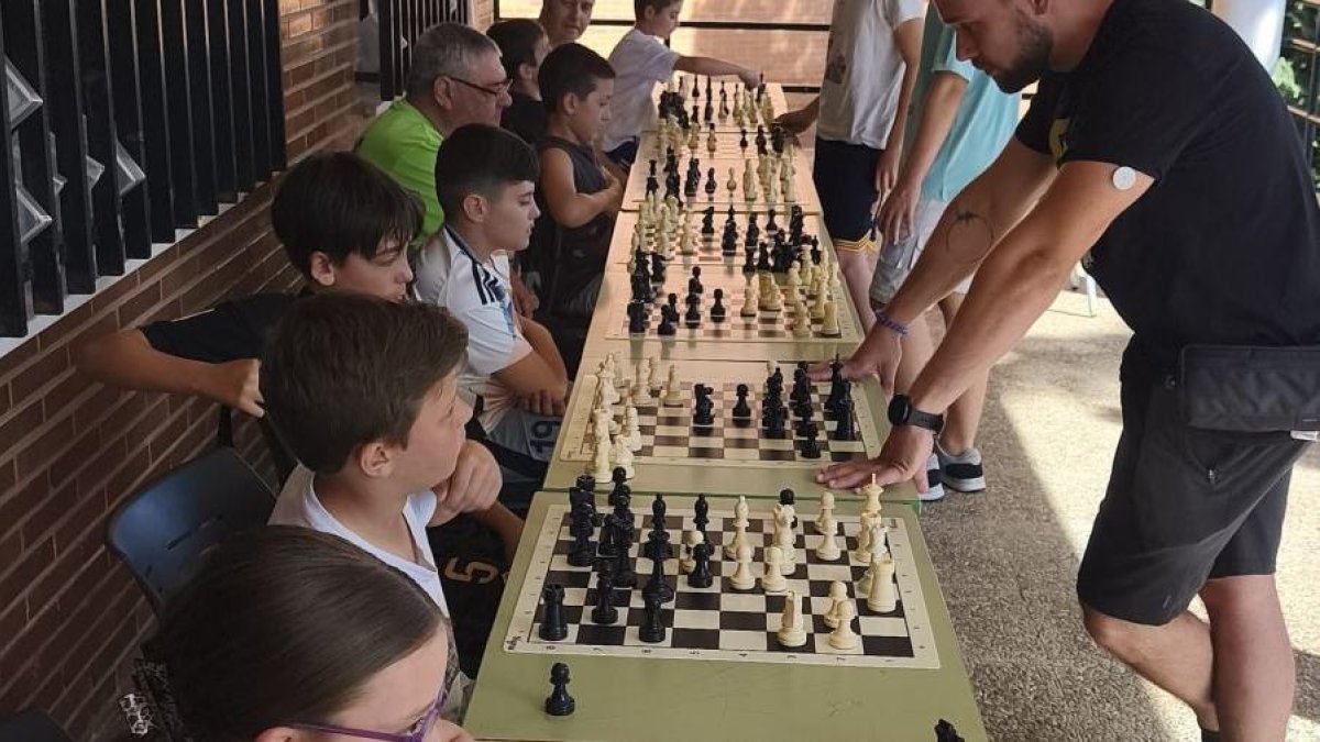 Un momento de las partidas en modo 'simultánea combinada'.
