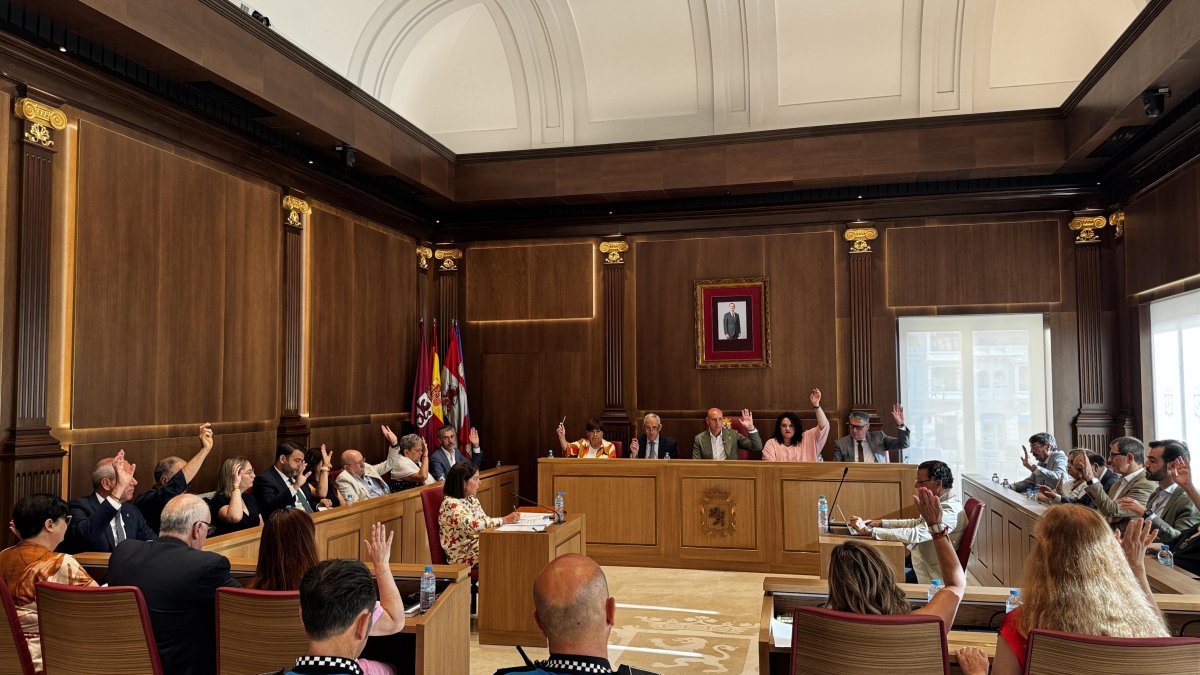 Último pleno del Ayuntamiento de León
