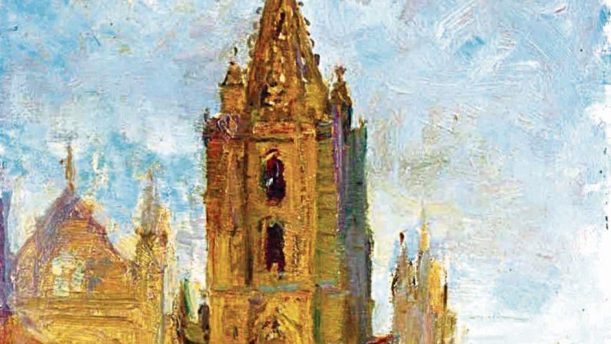 Sorolla 'pinta' en el Museo Casa Botines Gaudí