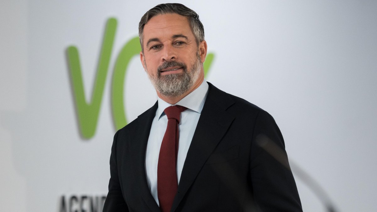 El presidente de Vox, Santiago Abascal