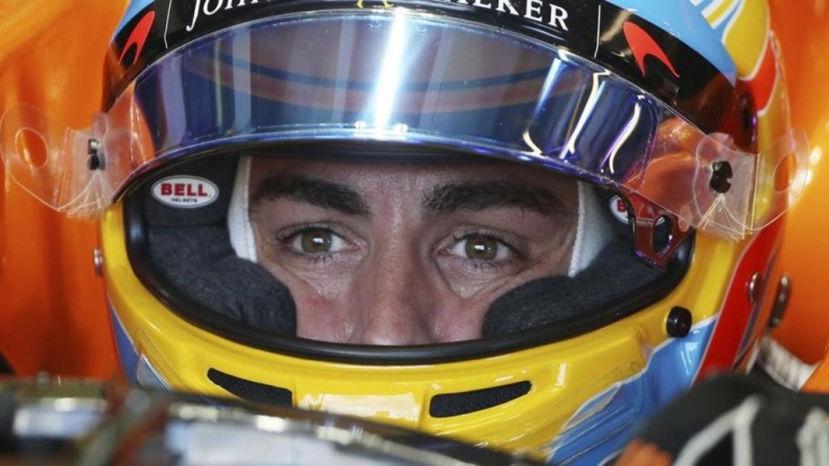 Fernando Alonso (McLaren-Honda), muy decepcionado del comportamiento de su monoplaza.
