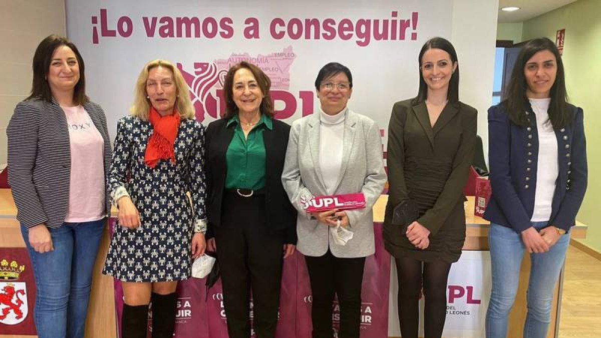 Candidatas de la UPL a las Cortes. DL
