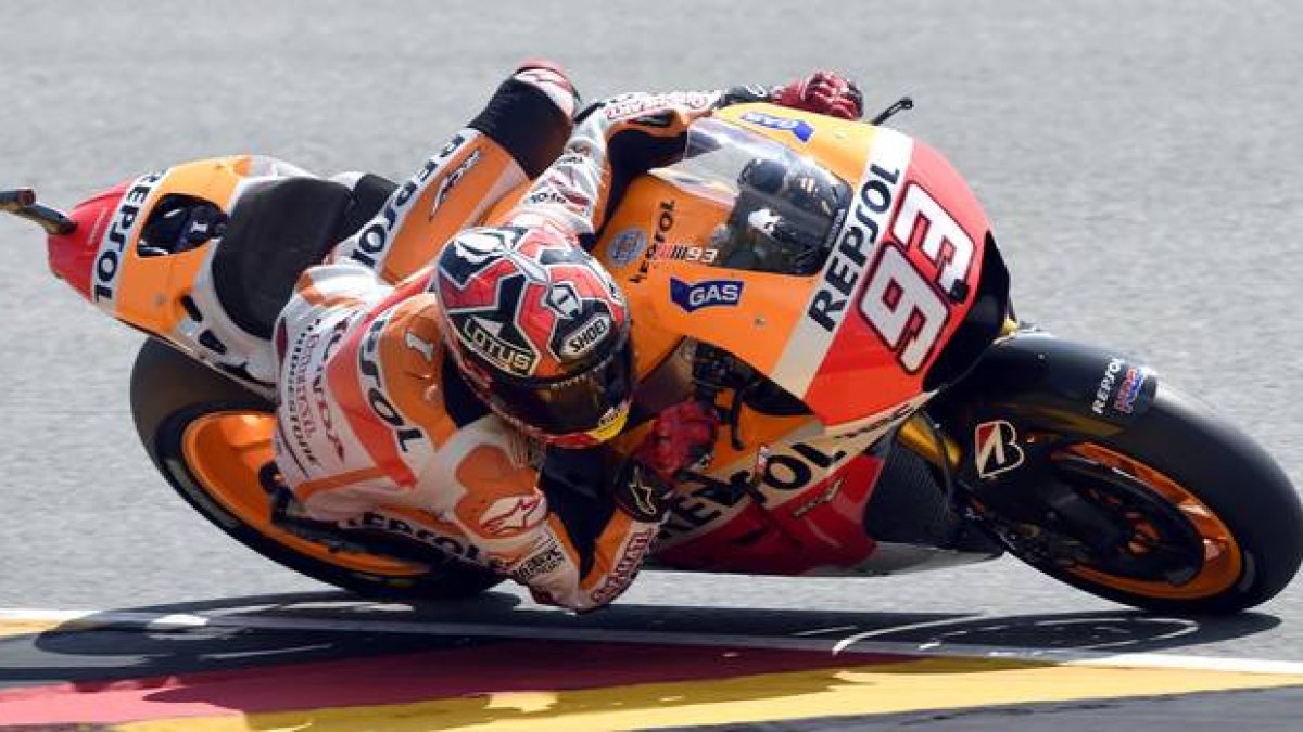 Márquez, en el circuito de Sachsenring.