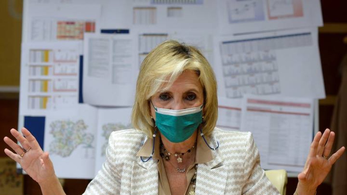 La consejera de Sanidad, Verónica Casado. NACHO GALLEGO