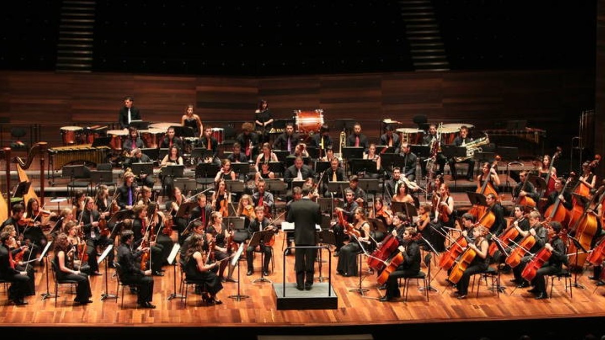 Concierto de la Joven Orquesta Nacional de España en el Auditorio de León. NOBERTO