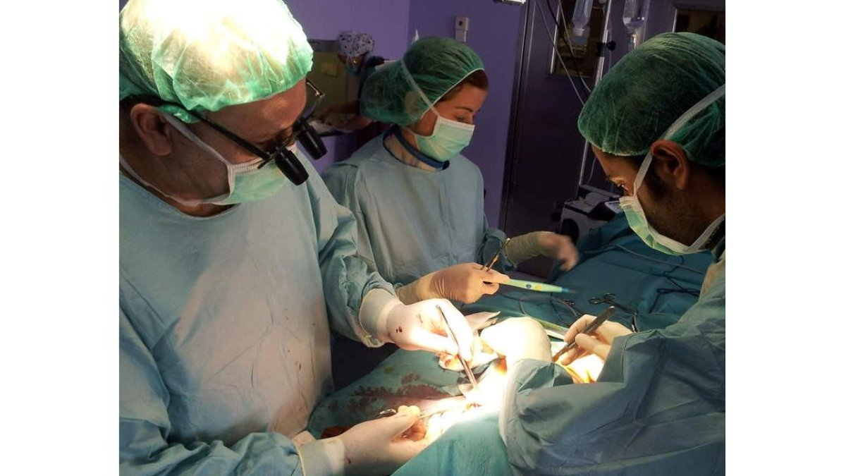 Un equipo médico pone un marcapasos a un bebé. J. ANDALUCÍA