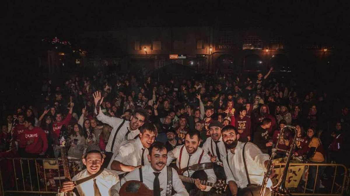 The Skalzos, en un concierto.