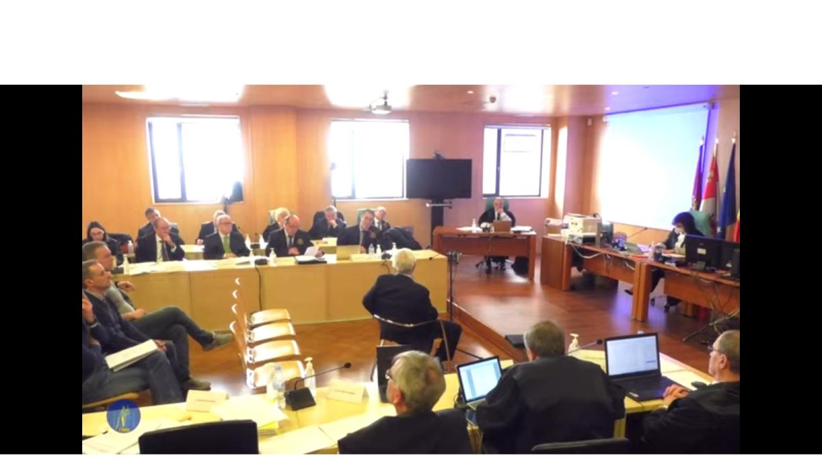 Miguel Ángel González García, en su declaración de hoy. DL