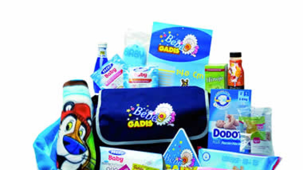 Imagen de los productos de la canastilla de bebé de Gadis