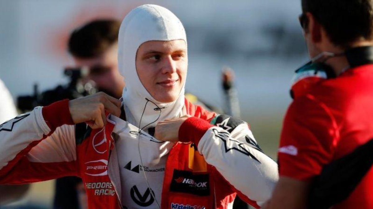 Mick Schumacher, en el circuito de Hocenheim (Alemania).