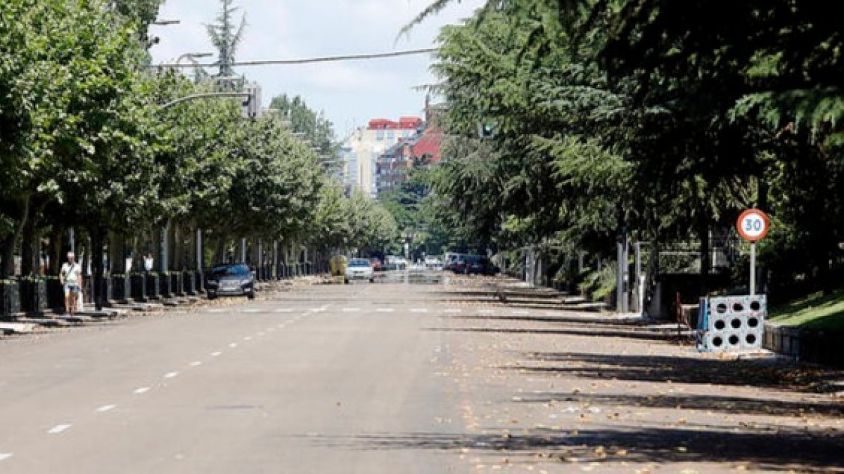 Paseo de Papalaguinda, donde se produjo la infracción. MARCIANO PÉREZ
