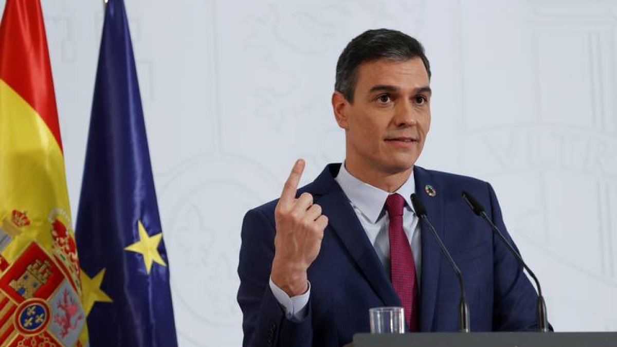 El presidente del Gobierno español, Pedro Sánchez. CHEMA MOYA