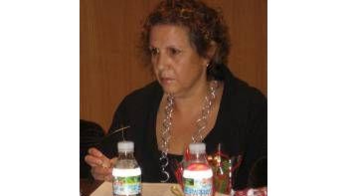 La concejal de Deportes de Bembibre, Amparo Villadangos