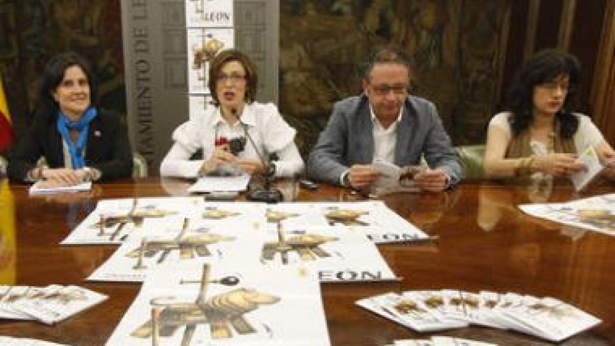 Rodríguez, Travesí, Chamorro y Gutiérrez, en la presentación.