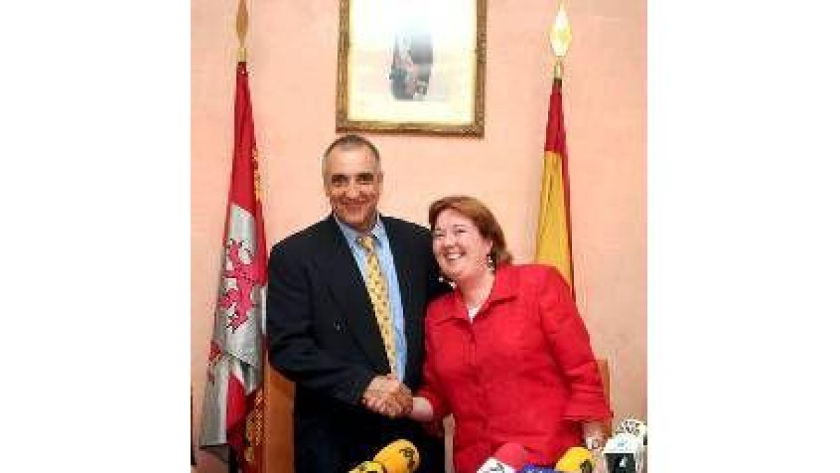 Durán y Victorino Alonso firmaron el convenio el pasado mes de junio