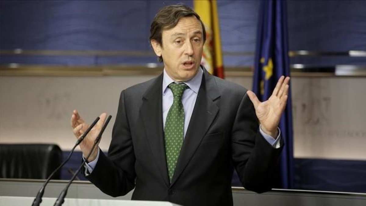 El portavoz parlamentario del PP, Rafael Hernando.