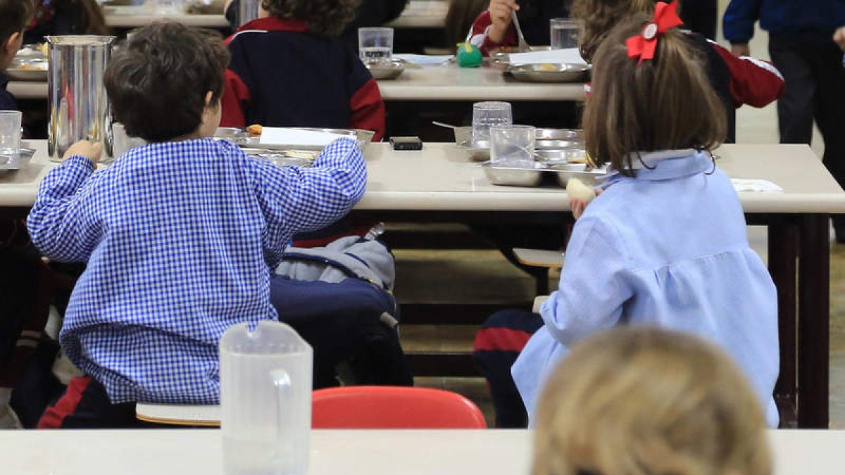 Foto de archivo de un comedor escolar. SECUNDINO PÉREZ