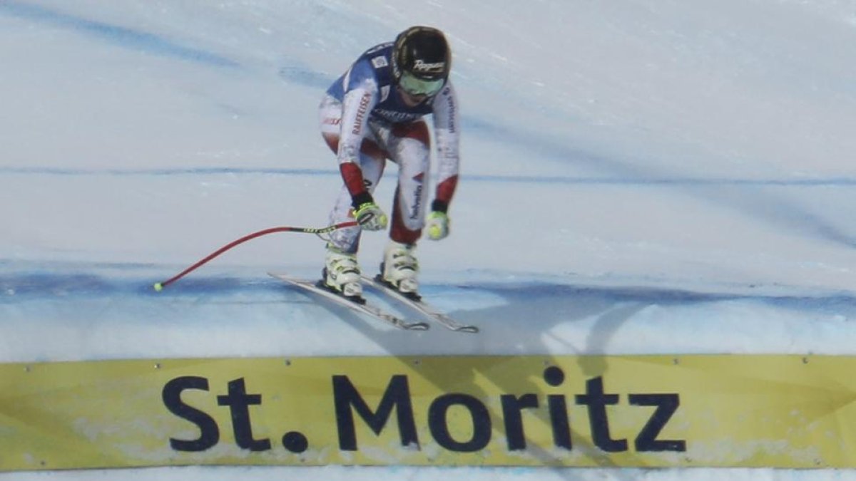 Lara Gut, en Saint Moritz.